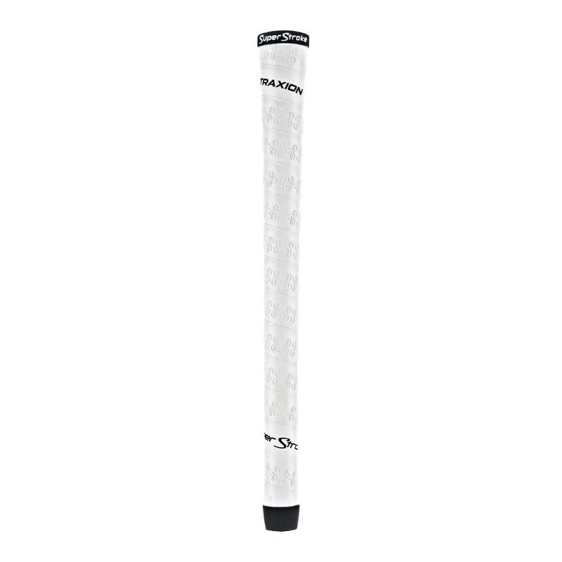 SuperStroke Traxion Wrap Golf Club Grip  Midsize  Advanced Surface Texture that Improves Feedback and Tackiness  Providing Durability and Comfortability  White